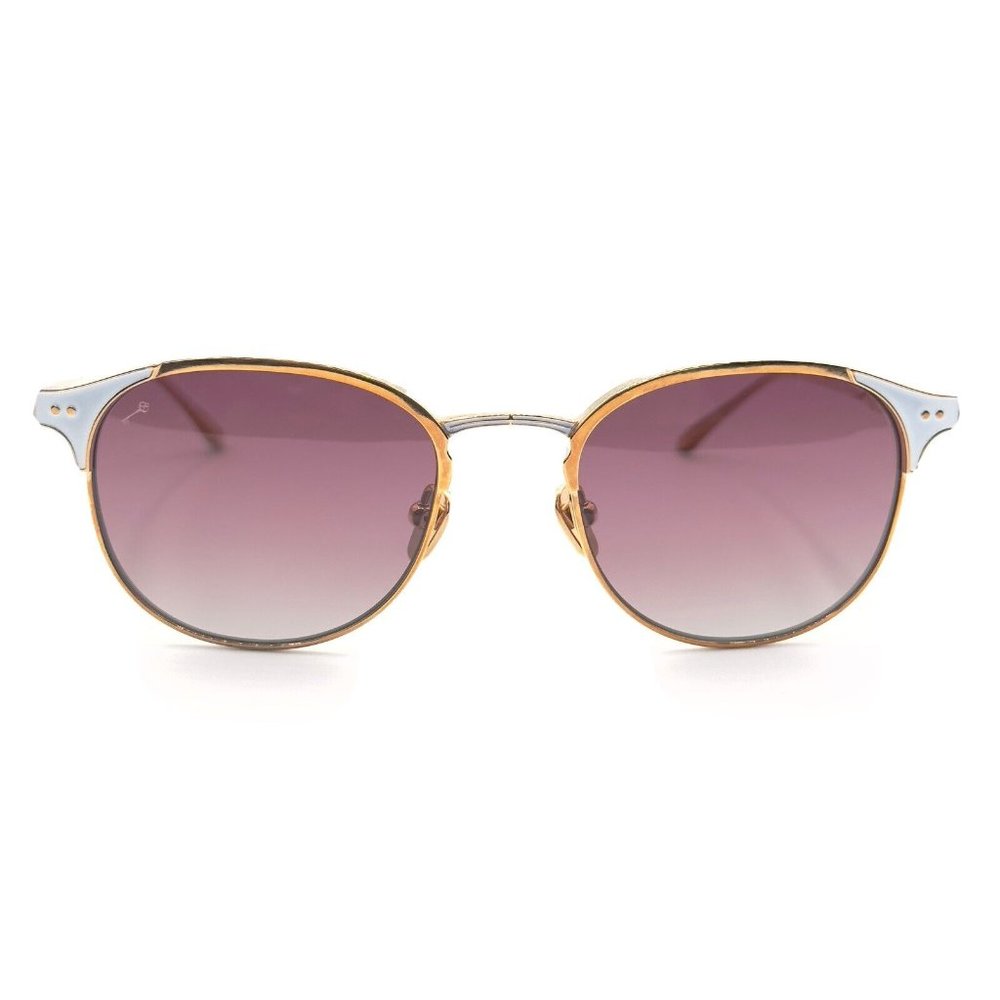Leisure Society Women's Sunglasses Antibes Color Rose Gold/White New 